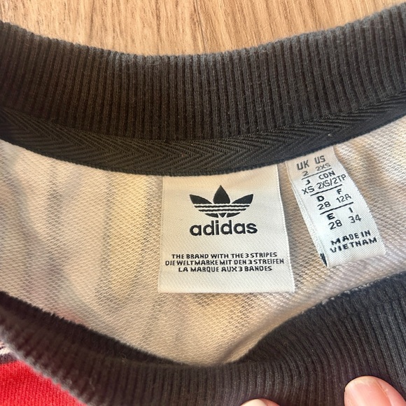 ADIDAS FARM RIO Sweatshirt Women UK 2 Tropical Pineapple Boyfriend Sweatshirt - Picture 4 of 10